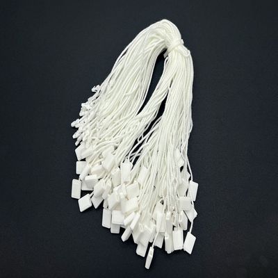 ホワイト ハング ナイロン プラスチック タグ 固定 ストリング 直角 ODM