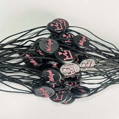 テーラーメイド エラスティック 結び付き 黒 掛ける タグ ストリング ロープ アクセサリー カスタム