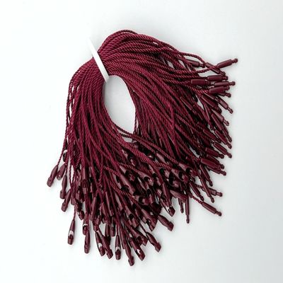 ブルゴーニュABSポリエステルナイロンタグ 固定物 ループ 弾丸形ペンダント