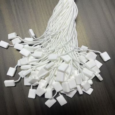 ホワイト ハング ナイロン プラスチック タグ 固定 ストリング 直角 ODM
