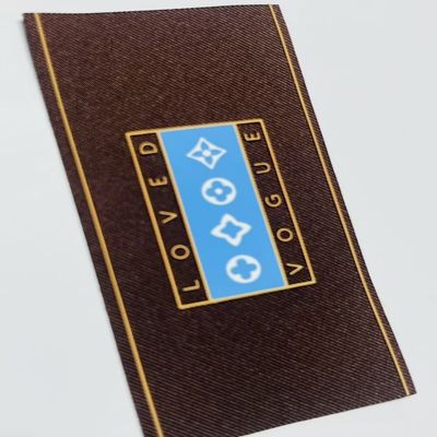 衣類 織物 衣料品 ラベル ロゴ タグ 手作り用のカスタムデザイン