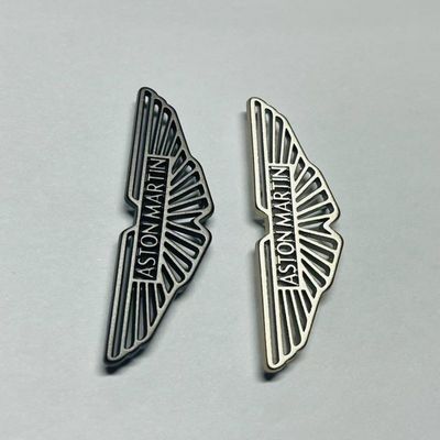 ハンドバッグの縫合のための黄金塗装ラベル
