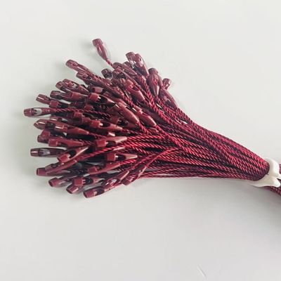 ブルゴーニュABSポリエステルナイロンタグ 固定物 ループ 弾丸形ペンダント