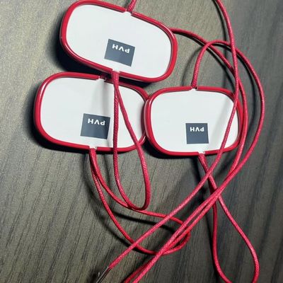 500Pcs 編み込み ハングタグ スナップロック ナイロン プラスチック 価格タグ 固定器