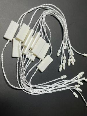 直角型ポリエステル スナップロック プラスチックタグ 固定器 白色 環境に優しい