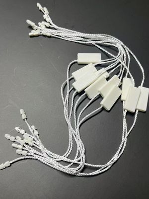 直角型ポリエステル スナップロック プラスチックタグ 固定器 白色 環境に優しい