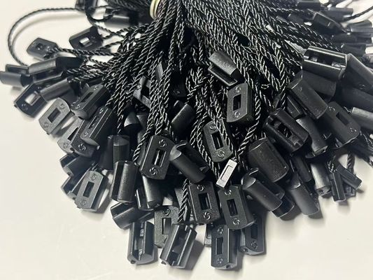 OEM荷物袋 ハングタグ ロックストリング 価格タグ 固定部品 黒