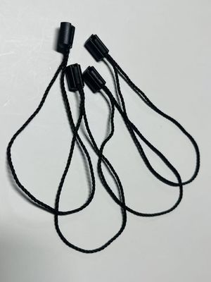 OEM荷物袋 ハングタグ ロックストリング 価格タグ 固定部品 黒