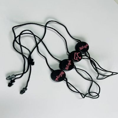 テーラーメイド エラスティック 結び付き 黒 掛ける タグ ストリング ロープ アクセサリー カスタム
