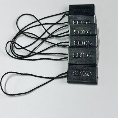 防天性 3インチ 黒 ハング タグ ストリング スイング タグ 糸 100Pcs