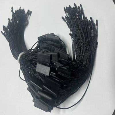 パーソナライズされた柔軟なスウィング 黒色ハングタグストリング 服装 衣類