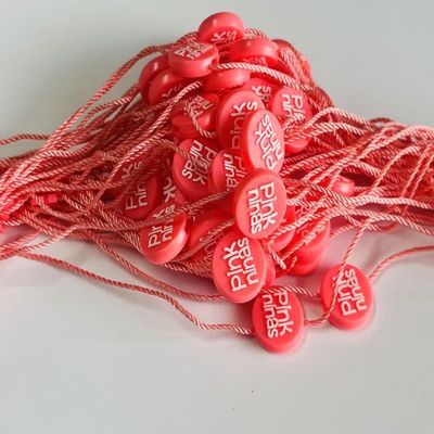 OEM 大量 プラスチック 固定器 ハング タグ スナップロックピンとセキュリティループ