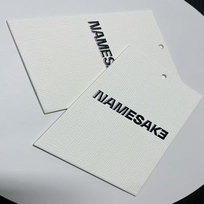 書き込める 衣類 衣類 ハング タグ 280gm ブリストルボード 小売用