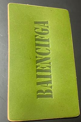 Black Embossed Leather Label for Durable and Stylish Jeans Products