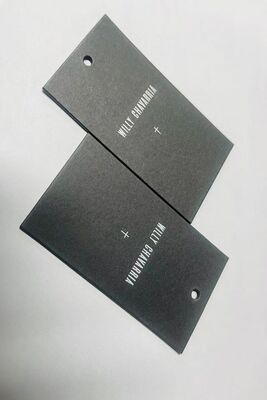 Snap Lock Style Custom Clothing Hang Tags Round Design Suitable for Clothing Labels and Product Information Display