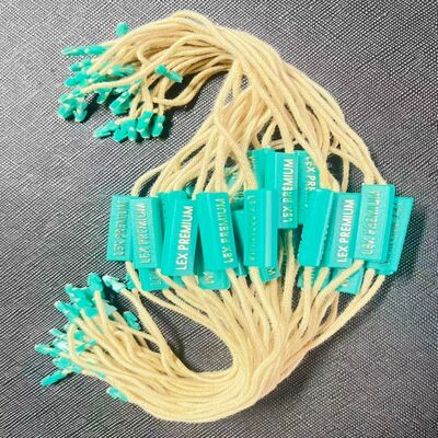 Garment Tagging Plastic Tag Fastener Standard Embossed Technic Suitable for Various Apparel Tagging Applications