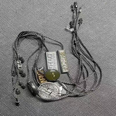 Cotton Black Hang Tag String Flexible Rectangle Format Excellent for Fashion Accessories Tags and Product Branding Needs