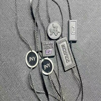 柔らかい着物 スイングタグ 黒 衣料品に適したラベル 着物の識別と繊維製品のカスタマイズ