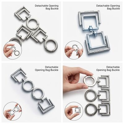 カスタマーロゴ バッグ製造 シーパー・ロックベルトとバッグ製造プロセスに設計された必須部品を備えたアクセサリー
